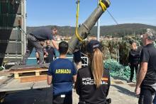 Recuperación dun canón de bronce 8